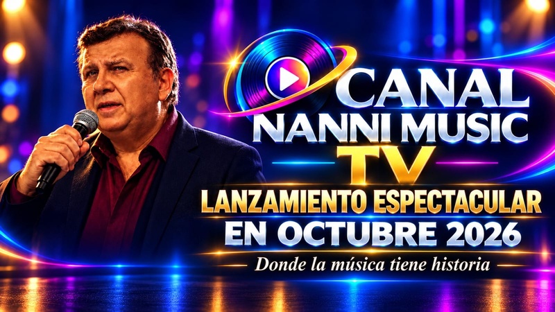 Canal Nanni Music TV - Lanzamiento octubre 2026
